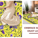Lively Garden Inspired Entrance Mat(Yellow)
