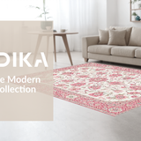 Contemporary Light Floral Elegance(White)
