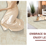 Stylish Cream and White Symmetry(Beige)