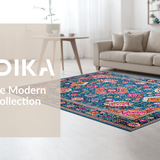 Lively Decorative Geometric Arrangement(Blue)
