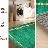 Artful Multicolor Distorted Shapes(Green)