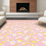Bright Playful Daisy Motif(Pink)