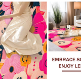 Bright Eclectic Smiley Motif(Pink)