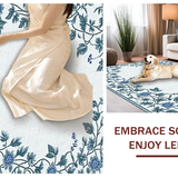 Whimsical Floral Artistry Composition(Blue)