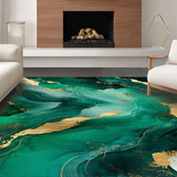 Modern Opulent Swirl Motif(Green)