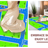 Engaging Educational City Layout Mat(Green)