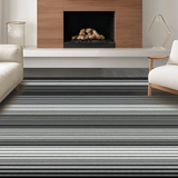 Sleek Modernist Monochrome Waves(Black)