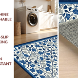 Artful Graphic Blue Blossom Motif(Blue)