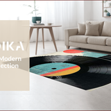 Retro Monochrome Vinyl Aesthetic(Black)