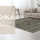 Sophisticated Lattice with Texture(Black)