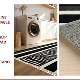 Chic Safari Inspired Black and White(Black)