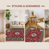 Sophisticated Floral Patchwork Arrangement(Red)