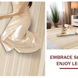 Elegant Tiled Jute Design(Beige)
