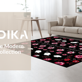 Enchanting Abstract Floral Fusion(Red)