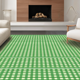 Rustic Checkerboard Visual Appeal(Green)