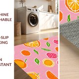 Eclectic Cheerful Fruit Patterned Design(Pink)