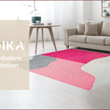 Modern Abstract Grey Pink(Gray)