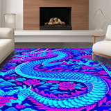 Vibrant Colorful Mythical Design(Blue)
