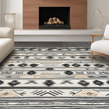 Minimalist Monochrome Geometric Motif(Black)