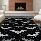 Spooky Monochrome Bat Design(Black)