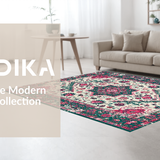Minimalist Abstract Floral Fusion(White)