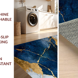Luxe Marble Effect Decorative(Blue)