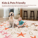 Ultra Soft Area Rug, Non Slip, Stain Resistant, Washable Area Rugs for Living Room, Bedroom, Cute Plush Cowgirl Bathroom Rug(Pink) - ODIKA