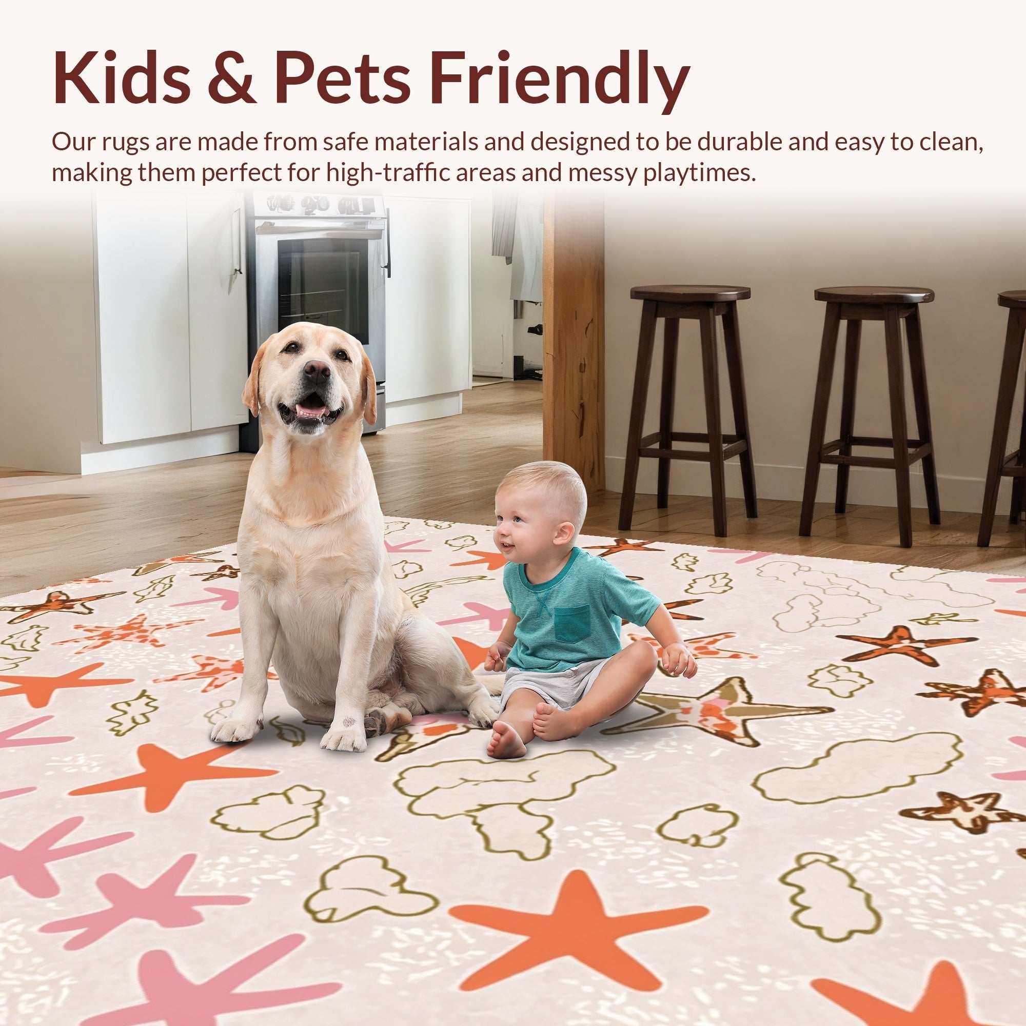 Ultra Soft Area Rug, Non Slip, Stain Resistant, Washable Area Rugs for Living Room, Bedroom, Cute Plush Cowgirl Bathroom Rug(Pink) - ODIKA