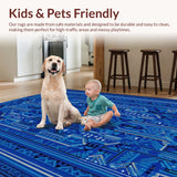 Modern Geometric Trellis(Blue)