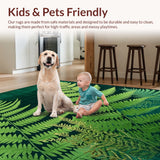 High Pile Kids Room for Play Area(Green)