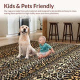 Faux Leopard Print(Brown)