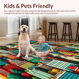 Playful Cityscape Kids Playmat(Blue)