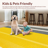 Microfiber Striped Shower(Yellow)