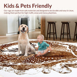 Faux Fur Deer Hide(Brown)