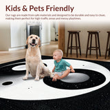yin yang circle bath(Black)