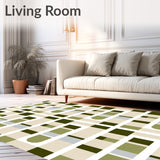 Abstract Modernist Bauhaus Grid Arrangement(Beige)