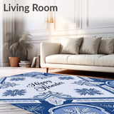 Jolly Snowflake Wonderland Magical Entrance Statement(Blue)