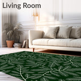 Winter Pine Branch Design with Crystal Details(Green)