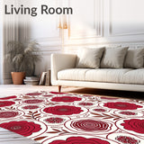 Floral Bloom Spiral(Red)