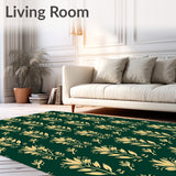 Art Laurel Leaf Interlocking with Festive Twinkle Details(Green)