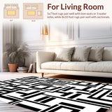 Abstract Blocks Area(Black)