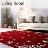 Magical Winter Wonderland Snowfall Crystalline(Red)