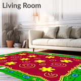 Humorous Radiant Paw Print Seasonal Blinking Display(Green)