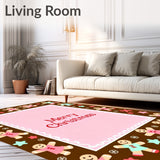 Whimsical Gingerbread Joyful Winter Celebration Accent(Brown)