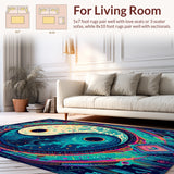 Boho Non Slip Meditation(Blue)