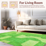 Mid Century Tropical Leaves(Green)