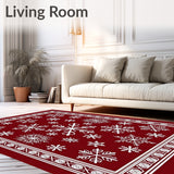 Magical Frosty Wonderland Seasonal Embellishment Tapestry(Red)