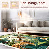 Tropical Cream Non Shedding Dining Room(White)