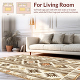 Non Slip Aztec Farmhouse(Beige)