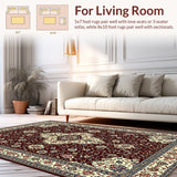 Traditional Classic Floral Motif(Red)